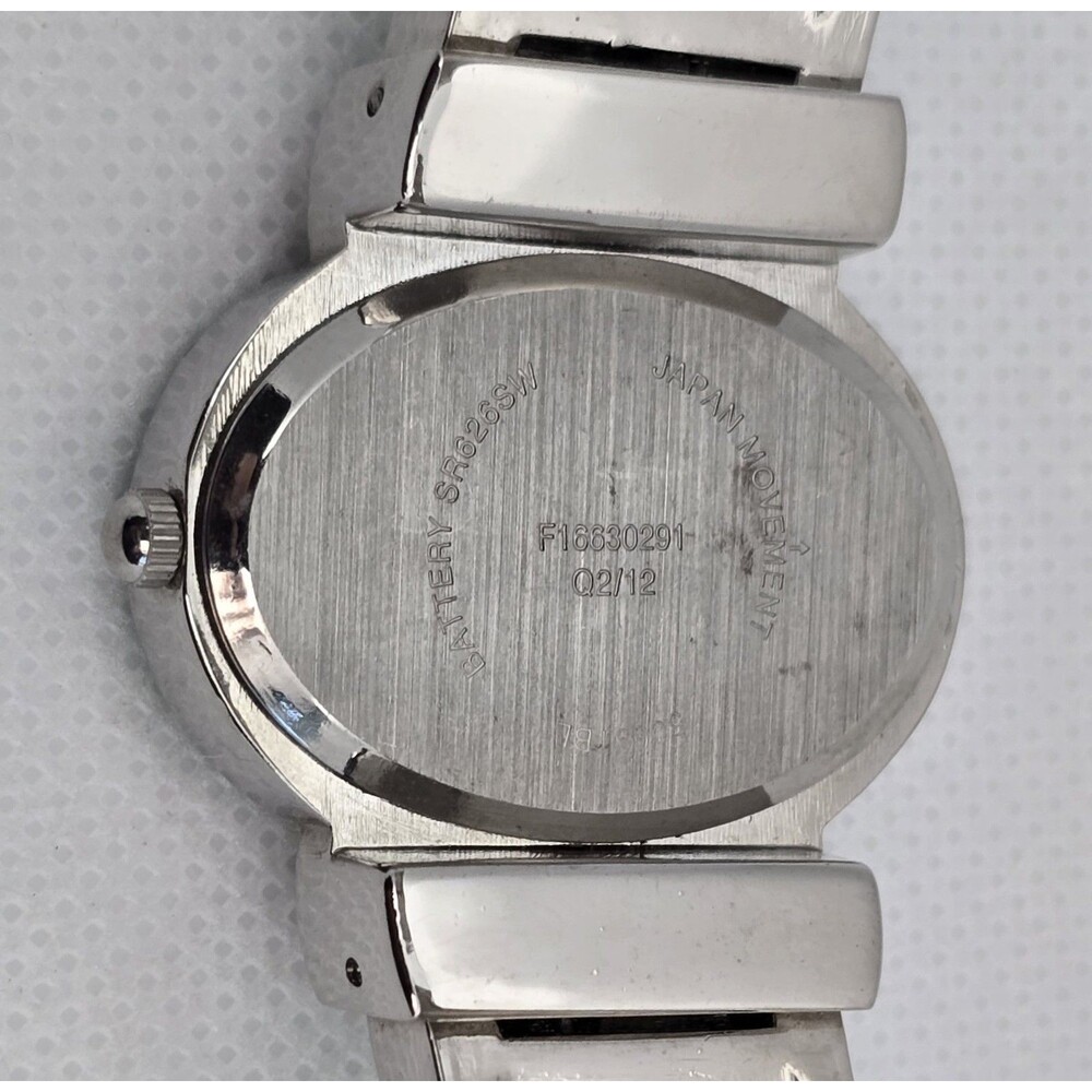 Women's Classic Oval Silver Tone Dial Case Milk Green Cuff Bracelet Watch 13 - Picture 8 of 8